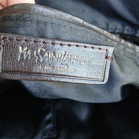 YSL Viantage Leather Handbag - Picture 14 of 16